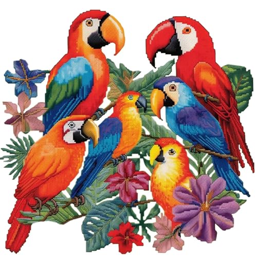 Xinpinzhou Kreuzstich Set Vorgedruckt Papagei Tiere, Stickvorlagen Stickbilder Vorgedruckt Kreuzstich Stickpackungen Stickpackung Cross Stitch Embroidery Kit Stickset Sticken Set Erwachsene Anfänger Xinpinzhou Kreuzstich Set Vorgedruckt Papagei Tiere, Stickvorlagen Stickbilder Vorgedruckt Kreuzstich Stickpackungen Stickpackung Cross Stitch Embroidery Kit Stickset Sticken Set Erwachsene Anfänger von Xinpinzhou