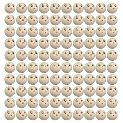 100pcs Natürliche Holzperlen Süße Lächelnde Gesichtsperlen Schmuckzubehör Charm Abstandshalter Handwerk Handgefertigte Accessoires 100pcs Natürliche Holzperlen Süße Lächelnde Gesichtsperlen Schmuckzubehör Charm Abstandshalter Handwerk Handgefertigte Accessoires von Xinsheinelry
