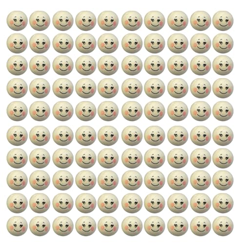 100pcs Natürliche Holzperlen Süße Lächelnde Gesichtsperlen Schmuckzubehör Charm Abstandshalter Handwerk Handgefertigte Accessoires 100pcs Natürliche Holzperlen Süße Lächelnde Gesichtsperlen Schmuckzubehör Charm Abstandshalter Handwerk Handgefertigte Accessoires von Xinsheinelry