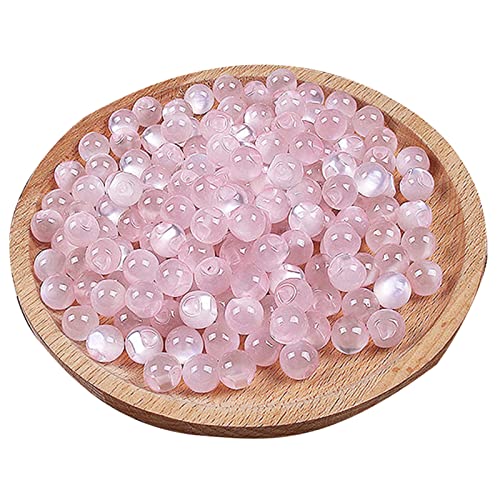 10pcs 10mm Cheongsam Perlmond Nähenknöpfe Imitation Jade Teillöcher Für Tang Anzug Retro Harz Runde Perlen von Xinsheinelry