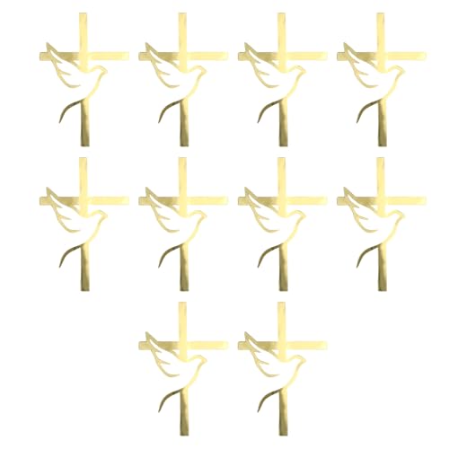 10pcs Elegante Tauben Gekreuzten Plastikkuchen Kucheneinsatz Für Taufen Taufe Hochzeitsfeier Dekorationen 10pcs Elegante Tauben Gekreuzten Plastikkuchen Kucheneinsatz Für Taufen Taufe Hochzeitsfeier Dekorationen von Xinsheinelry