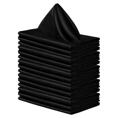 10pcs Square Satins Elegante Satins Servietten Für Hochzeitsabschluss Und Dinnerpartys Restaurant Kaffee/Kuchenhandtuch von Xinsheinelry