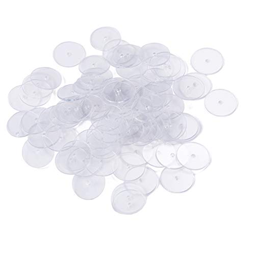 200x/Set Clear Disc Pads Um Ohrringe Leichte Ohrrückenhalter Bequeme Runde Discs Für Ohrringe Zu Stabilisieren von Xinsheinelry