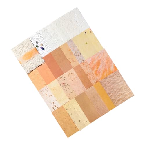 26 Blätter Ästhetisches Dekoratives Papier Mit 5 Button Textured Scrapbooking Paper Für Scrapbook Journal Planer Fotoalbum von Xinsheinelry