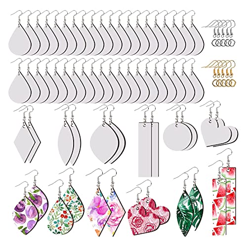 260pcs Sublimation Blanks Produkte Blanks Für Frauen Mädchen Weihnachtsschmuck Machen Sublimation Accessoires Handwerk von Xinsheinelry