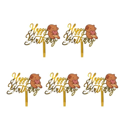 5pcs Acryltierkuchen Cupcakes Ornament Cartoon Tiergeburtstagsfeier Dekoration Für Kinder Erwachsene Dauer 5pcs Acryltierkuchen Cupcakes Ornament Cartoon Tiergeburtstagsfeier Dekoration Für Kinder Erwachsene Dauer von Xinsheinelry