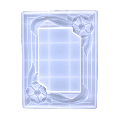 Blumenquadrat Fotorahmen Silikonform Schmuck Schmucke Epoxidharz Guss Schmuck Werkzeug Herstellung BRÜFHANDE HÄNGLISCH von Xinsheinelry