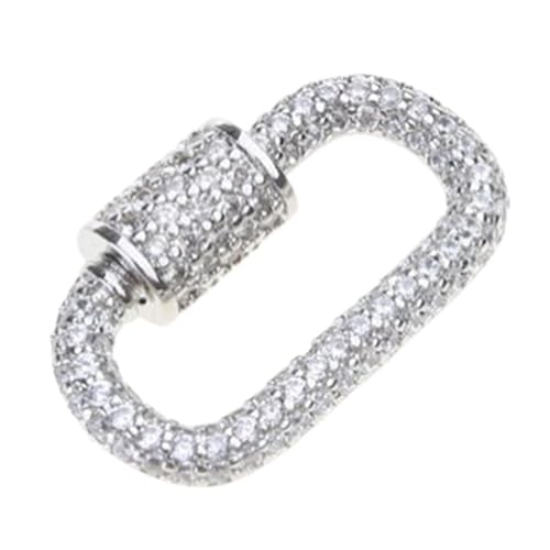 Eleganter Zirkonstein Halsketten Armband Anschluss Modische Brosche Stift Pin Clasp Handgefertigtes Schmuckzubehör Machen Accessoires von Xinsheinelry