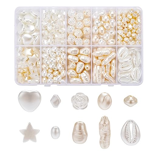 Faux Pearl Perlen Für Handwerks Schmuck Herstellung Armbänder Halsketten Und Unregelmäßige Form Lose Perlen Vase Füllstoffdekoration von Xinsheinelry
