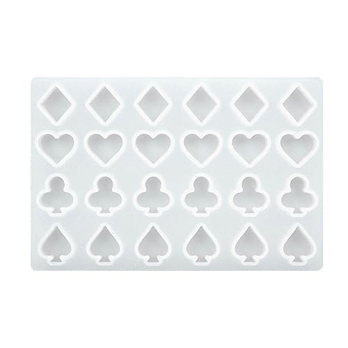 Heart Spads Club Wachspellets Formen Pokers Silikonform Epoxidharzen Gussformen Für Schokoladen Fondantkuchen Heart Spads Club Wachspellets Formen Pokers Silikonform Epoxidharzen Gussformen Für Schokoladen Fondantkuchen von Xinsheinelry