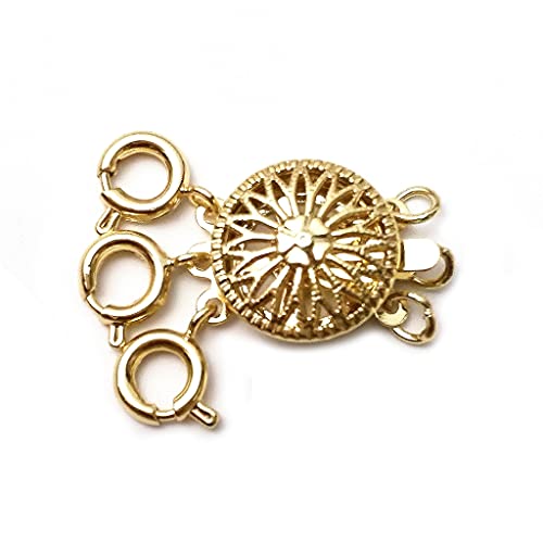 Neuheit Schloss Magnetische Halskette Verschluss Sonnenblumen Stapelbares Halskettenanschluss Verschluss Armband Strecke Für Schmuckherstellung von Xinsheinelry