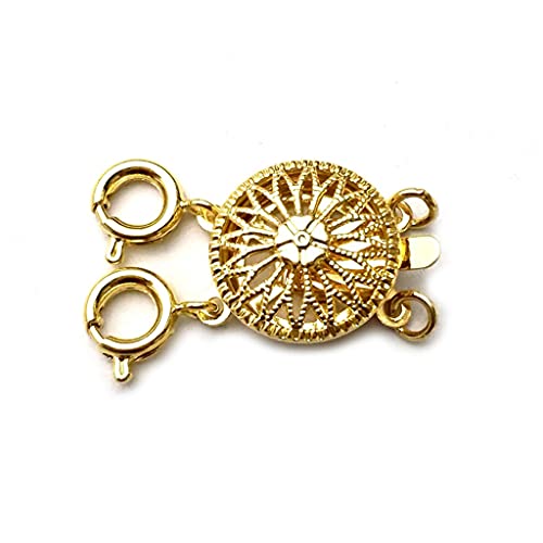 Neuheit Schloss Magnetische Halskette Verschluss Sonnenblumen Stapelbares Halskettenanschluss Verschluss Armband Strecke Für Schmuckherstellung von Xinsheinelry