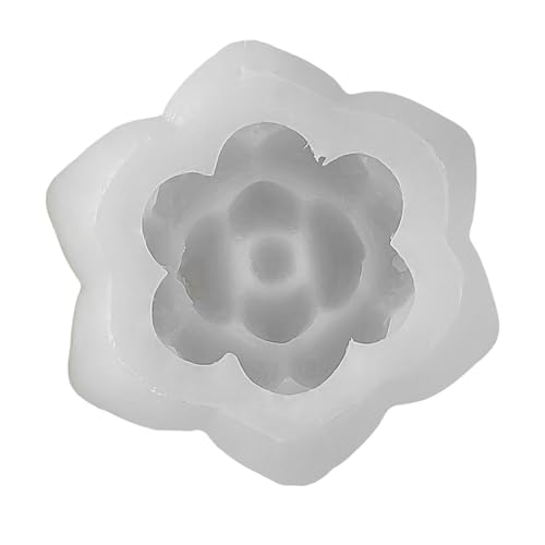 Nicht STIAK Silikonhandmazer Duft Kerzenform Sukkulente Pflanze Aromatherapys Schmuck Schimmel Home Dekoration Gips Form von Xinsheinelry