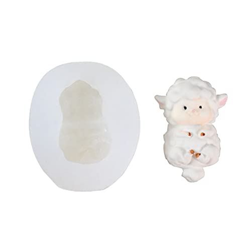Niedliche Schaf Silikonform Epoxidharz Schimmel Kerzenform Tisch Ornament Werkzeug Zum Herstellen Von Handwerksvorräten von Xinsheinelry