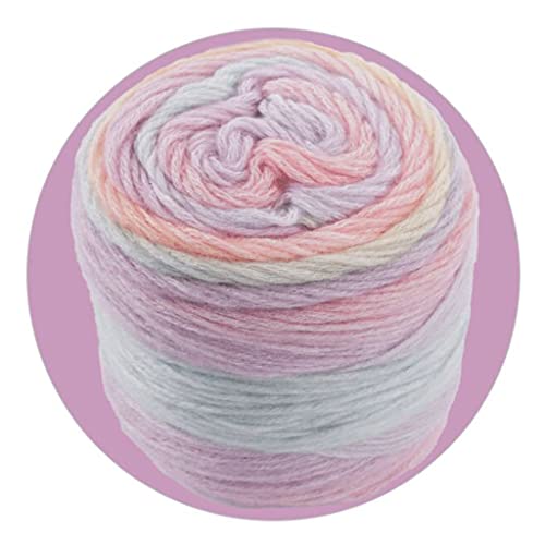 Segment Gefärbt Strickwollgarn Mehrere Farben Hautfreundliche Handstrick Wollgarn Kuchenlinie Wolle Häkeln von Xinsheinelry