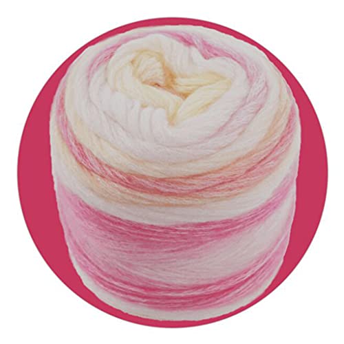 Segment Gefärbt Strickwollgarn Mehrere Farben Hautfreundliche Handstrick Wollgarn Kuchenlinie Wolle Häkeln von Xinsheinelry