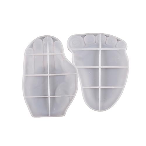 Silikonform Fuß/Handform Form Schmuckschale Schimmelpilze Epoxidharz Silikonform Lagerbehälter Harzform Formen von Xinsheinelry