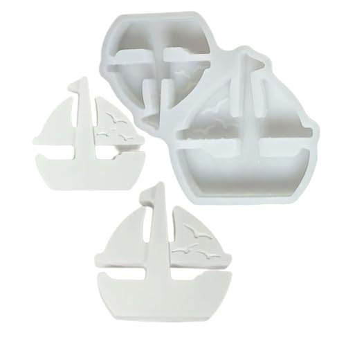 Silikonformen Boote Form Kerzenform Epoxidharz Formen Gussform Formen Segelboote Plastern Formen Home Dekoration von Xinsheinelry
