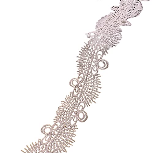Spitze Gewebte Bandbreite 15yards Weiße Spitzenverzierung & Verzierungen Handgefertigte Hochzeitsdekoration Kleidung Spitze Ribbon Geschenk von Xinsheinelry