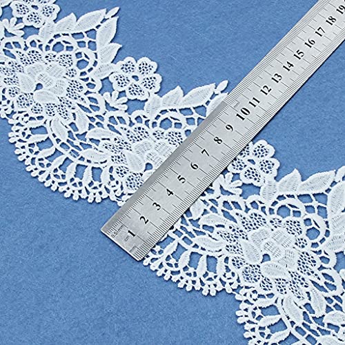 Xinsheinelry 10 Yards Weiße Spitzenbänder Gewebte Band Spitze Hochzeitsbedarf Handgefertigte Kleidung Geschenkverpackung Bestickter Typ Spitze von Xinsheinelry