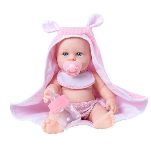 Xinsheinelry 12 Zoll Baby Mädchen Puppen Wie Wiedergeborenes Spielzeug Geburtstagsgeschenk Wirklich Wie Weiche Berührende Kleinkinderpuppe Mit Kleidung Rollenspiel Spielzeug Spielzeug von Xinsheinelry
