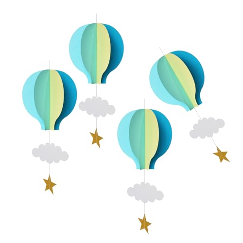 Xinsheinelry 3D Hot Air Ballon Hanging Paper Anhänger Für Party Die Eine Geburtstagsfeier Wanddecke Für Formal von Xinsheinelry