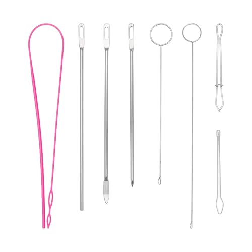 Xinsheinelry 8pcs Draw String Threader Werkzeug Set Flexible Draw String Threader Drawtring Turner Haken Pinzetten Gewinde Gewinde Werkzeug Xinsheinelry 8pcs Draw String Threader Werkzeug Set Flexible Draw String Threader Drawtring Turner Haken Pinzetten Gewinde Gewinde Werkzeug von Xinsheinelry