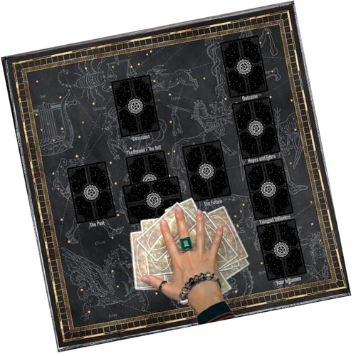 Xinsheinelry Divinations Tischdecke Lesekarte Astrologys Tarot Karte Tischdecke Altars Stoff Givinationen Brettspielzubehör Xinsheinelry Divinations Tischdecke Lesekarte Astrologys Tarot Karte Tischdecke Altars Stoff Givinationen Brettspielzubehör von Xinsheinelry