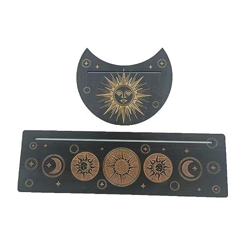 Xinsheinelry Einzigartige Hölzerne Tarotkartenausstellungsständer Göttier Tarothalter Basis Tabelle Dekoration Gotteskartenklasse Halterung Tablett von Xinsheinelry