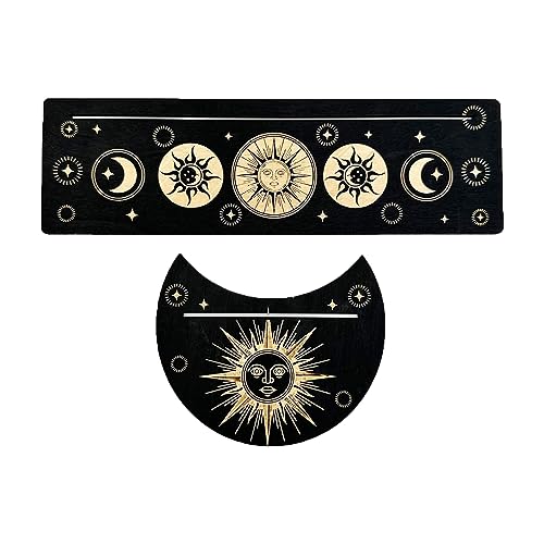 Xinsheinelry Hexengöttchen Tarots Zeigen Basis Mond Phasen Tarot Standhalter Hexenversorgungen Holzkarten Standhalter von Xinsheinelry