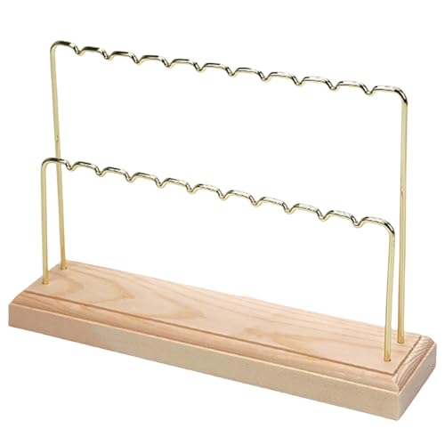 Xinsheinelry Praktische Metallschmuckausstellungsständer Mit Holzbasis ROMER Elegante Theke Anhänger Displays Stand Regale Regale Xinsheinelry Praktische Metallschmuckausstellungsständer Mit Holzbasis ROMER Elegante Theke Anhänger Displays Stand Regale Regale von Xinsheinelry