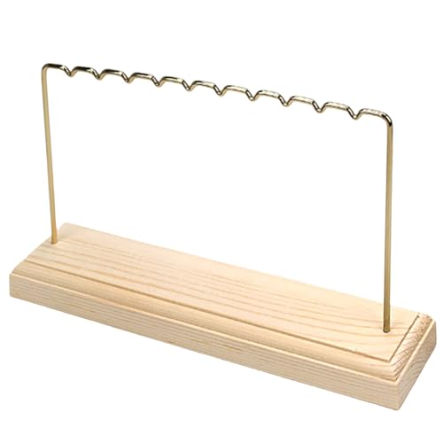 Xinsheinelry Praktische Metallschmuckausstellungsständer Mit Holzbasis ROMER Elegante Theke Anhänger Displays Stand Regale Regale Xinsheinelry Praktische Metallschmuckausstellungsständer Mit Holzbasis ROMER Elegante Theke Anhänger Displays Stand Regale Regale von Xinsheinelry