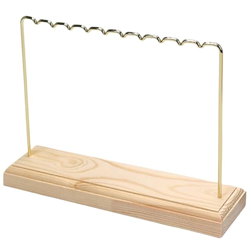 Xinsheinelry Praktische Metallschmuckausstellungsständer Mit Holzbasis ROMER Elegante Theke Anhänger Displays Stand Regale Regale Xinsheinelry Praktische Metallschmuckausstellungsständer Mit Holzbasis ROMER Elegante Theke Anhänger Displays Stand Regale Regale von Xinsheinelry