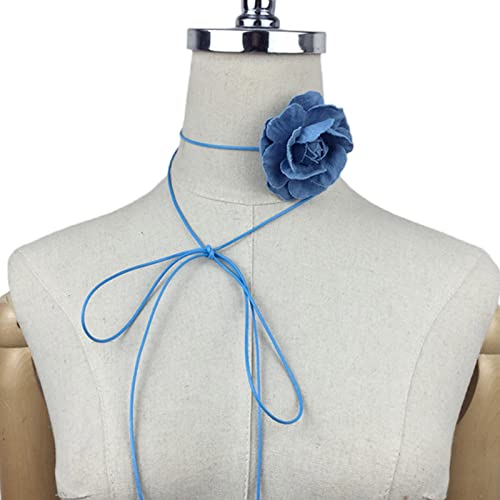 Xinsheinelry Stoff Choker Stoff Rose Halskette Künstliche Rosenblume Halshärte Stoffmaterial Stoff Accessoires Für Frauen Mädchen Xinsheinelry Stoff Choker Stoff Rose Halskette Künstliche Rosenblume Halshärte Stoffmaterial Stoff Accessoires Für Frauen Mädchen von Xinsheinelry