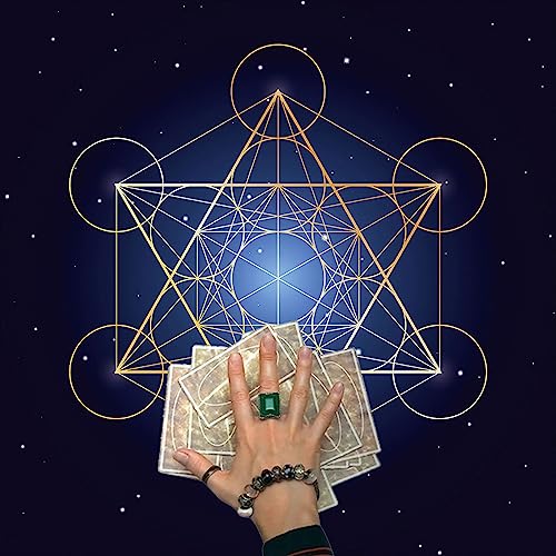 Xinsheinelry Wahrsagerige Karten Tischtuch Wandteppich Altäre Tarot Kartentuch Tischdecke Astrologie Tarot Quadrat Deck Tuch von Xinsheinelry