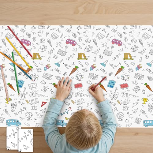 2pcs Ausmal-Tischdecke Schulanfang,Einschulung Deko Tischdecke Papier Tischdecke Ausmalen Tischtuch für Schulkind Schuleinführung Schulstart Party Dekoration Einschulung Jungen Mädchen 120 x 180cm 2pcs Ausmal-Tischdecke Schulanfang,Einschulung Deko Tischdecke Papier Tischdecke Ausmalen Tischtuch für Schulkind Schuleinführung Schulstart Party Dekoration Einschulung Jungen Mädchen 120 x 180cm von Xinvery