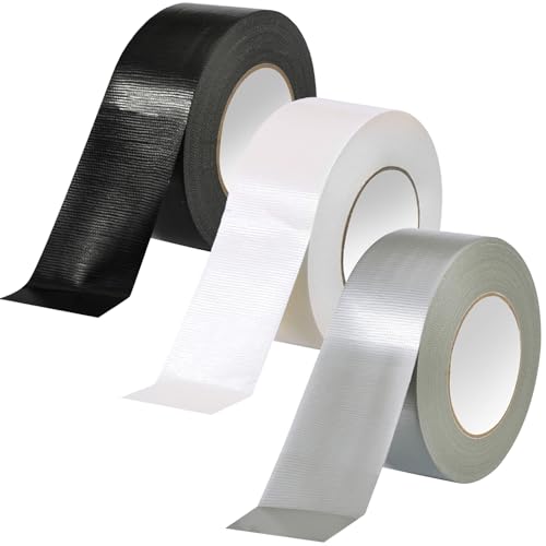 3 Rolle 50mm x 20m Panzerband, Wasserdichtes Klebeband für Innen & Außen, Starke Klebkraft & Leicht Abreißbar Gewebeband für Starkes,Reparatur,Reparieren,Bündeln,Befestigen,Rohrschutz, Rohrabdichtung von Xinxinphi