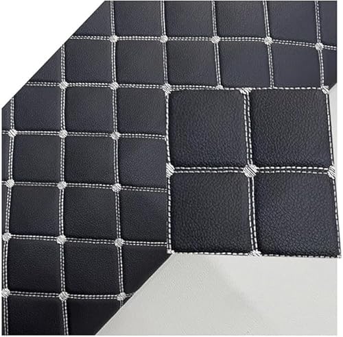 Kunstleder, Kunstleder, Material, leicht, dehnbar, Lederstoff, Kleidung, Polsterstoff, mehrfarbig, Meterware(Black,1.6x4m) von Xinyilau