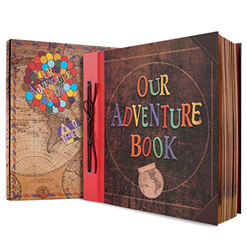 Our Adventure Book Album Photo Scrapbooking12.3inch*12.1inch,Adventure Book Fotoalbum 60 Seiten,Fotoalbum zum selbstgestalten Anniversary For Men,Kreative Geschenke Valentinstag Our Adventure Book Album Photo Scrapbooking12.3inch*12.1inch,Adventure Book Fotoalbum 60 Seiten,Fotoalbum zum selbstgestalten Anniversary For Men,Kreative Geschenke Valentinstag von XiongXiong
