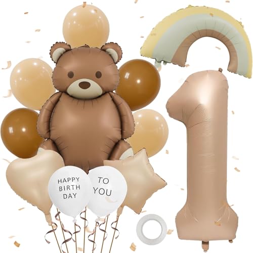 13 Bär Luftballons Geburtstagsdeko 1 Jahr Bär Folienballon Set Junge Mädchen Erster Bärenballon Tiere Ballons Für Kindergeburtstagsdeko Waldtierdeko Babyparty 13 Bär Luftballons Geburtstagsdeko 1 Jahr Bär Folienballon Set Junge Mädchen Erster Bärenballon Tiere Ballons Für Kindergeburtstagsdeko Waldtierdeko Babyparty von Xionghonglong