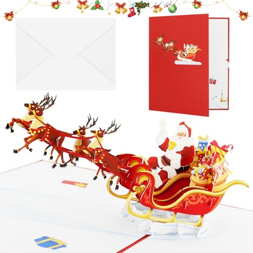 Pop-Up Karte Weihnachten,3D Pop-Up Karte Weihnachten,3D Weihnachtskarte mit Weihnachtsmann,Geschenk für Weihnachten,Chrismas Geschenkkarte,Umschlag enthalten,Weihnachtskarten für kinder Pop-Up Karte Weihnachten,3D Pop-Up Karte Weihnachten,3D Weihnachtskarte mit Weihnachtsmann,Geschenk für Weihnachten,Chrismas Geschenkkarte,Umschlag enthalten,Weihnachtskarten für kinder von Xionghonglong