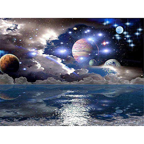 5D Diamond Painting,Diamond Painting Set，Schönes Universum Square Malen nach Zahlen Diamant,Erwachsene und Kinder Diamant Painting Bilder，Wohnzimmer Schlafzimmer Büro Wand Dekoration 50x70cm 20x28in von Xiooger