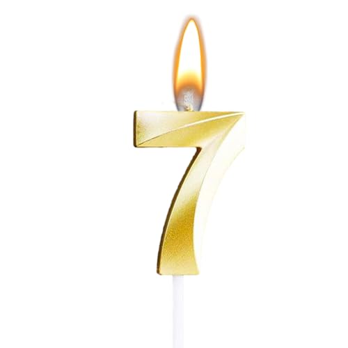 Xistuoz Geburtstagskerzen in Gold, Kerzen in Gold, Cake Topper Nummer 0 bis 9 Kerzen Geburtstag – goldene Zahlen ohne Rauch für Geburtstagsfeier, Hochzeit, Feier Xistuoz Geburtstagskerzen in Gold, Kerzen in Gold, Cake Topper Nummer 0 bis 9 Kerzen Geburtstag – goldene Zahlen ohne Rauch für Geburtstagsfeier, Hochzeit, Feier von Xistuoz