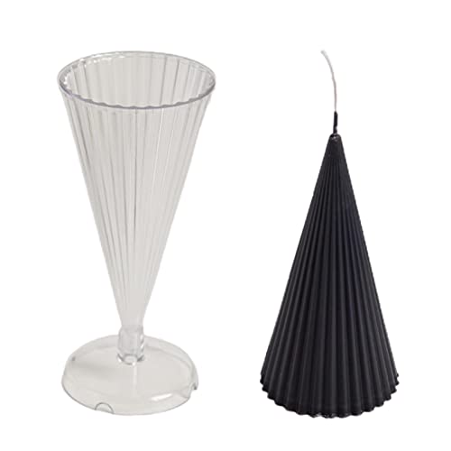 Xistuoz Kerzenform zum Gießen, Plastik Kerzenformen, Handwerk Kerzen Form aus Kunststoff, Kegelförmige Kerzengießform Seifenform Xistuoz Kerzenform zum Gießen, Plastik Kerzenformen, Handwerk Kerzen Form aus Kunststoff, Kegelförmige Kerzengießform Seifenform von Xistuoz