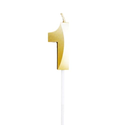Xistuoz Nummerierte Kuchenkerzen, Geburtstagskerzen für Kuchen, Cake Topper, Geburtstag, digitale Kerzen | rauchfreie Dessertkerzen mit goldenen Zahlen Xistuoz Nummerierte Kuchenkerzen, Geburtstagskerzen für Kuchen, Cake Topper, Geburtstag, digitale Kerzen | rauchfreie Dessertkerzen mit goldenen Zahlen von Xistuoz