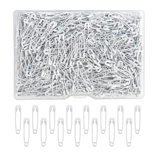 500Stück Sicherheitsnadeln 19mm Sicherheitsnadeln Klein Sicherheitsnadeln Weiß Sicherheitsnadeln Set Sicherheitsnadeln Schmuck für Schmuckherstellung und Kunsthandwerk Nähen 500Stück Sicherheitsnadeln 19mm Sicherheitsnadeln Klein Sicherheitsnadeln Weiß Sicherheitsnadeln Set Sicherheitsnadeln Schmuck für Schmuckherstellung und Kunsthandwerk Nähen von XiuGlimpse
