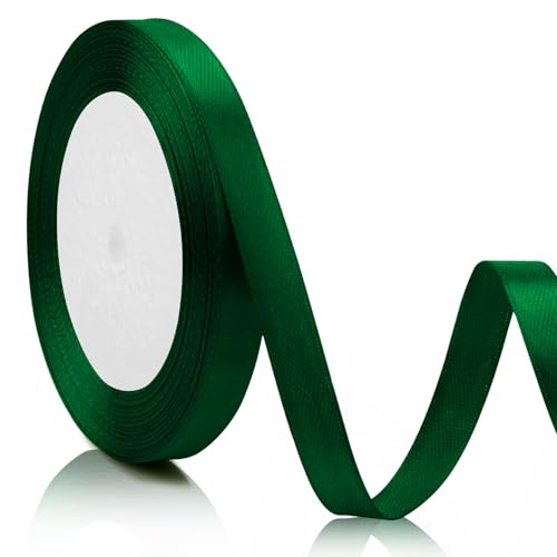 Geschenkband 25 Yards 1cm Breit, Tiefseegrün Farbeschleifenband Aus Seide, Ideal Für Geburtstage Und Weihnachten, Hochwertiges Satinband Für Elegante Geschenkverpackung Geschenkband 25 Yards 1cm Breit, Tiefseegrün Farbeschleifenband Aus Seide, Ideal Für Geburtstage Und Weihnachten, Hochwertiges Satinband Für Elegante Geschenkverpackung von XiuGlimpse