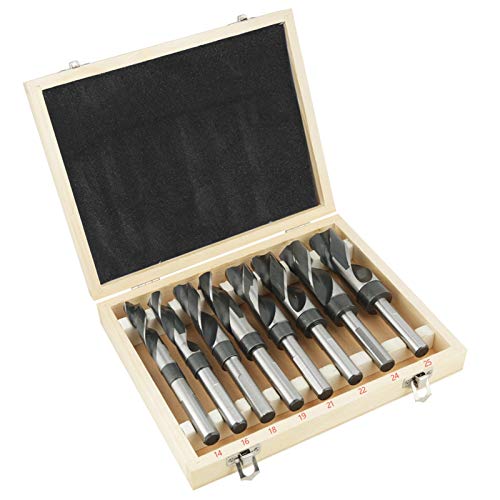 8pcs HSS -Materialbohrbitset, TitanschichtTwist -Bohrer für Metall, Holz, Kunststoff, Große Heatbehandelte Industrielle Weitanwendungsbohrbits Kit mit Indexiertem Speichergehäuse 8pcs HSS -Materialbohrbitset, TitanschichtTwist -Bohrer für Metall, Holz, Kunststoff, Große Heatbehandelte Industrielle Weitanwendungsbohrbits Kit mit Indexiertem Speichergehäuse von Xiuganpo