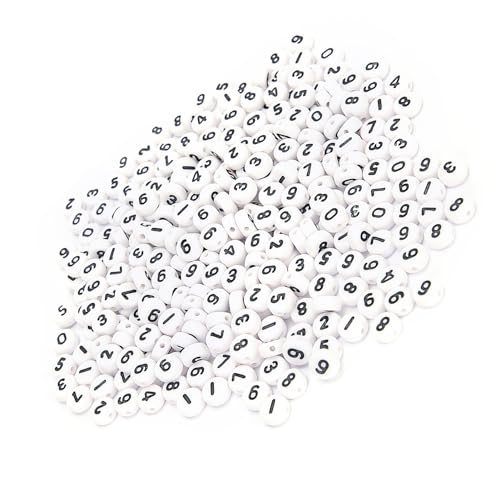Xiuganpo Acrylperlen, DIY -handgefertigte Perle, Ein Loch in der Mitte für Handwerkskollektion DIY -Liebhaber und Handwerksliebhaber Xiuganpo Acrylperlen, DIY -handgefertigte Perle, Ein Loch in der Mitte für Handwerkskollektion DIY -Liebhaber und Handwerksliebhaber von Xiuganpo
