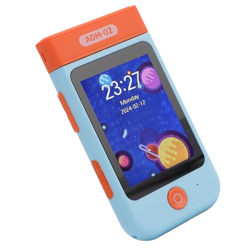 Xiuganpo Kids Smartphone -Spielzeug, 180 ° Flip -Kamera Kleinkind Spielzeugspielzeug 1080p Auflösung Tragbar für Outdoor (Katze Blau) von Xiuganpo